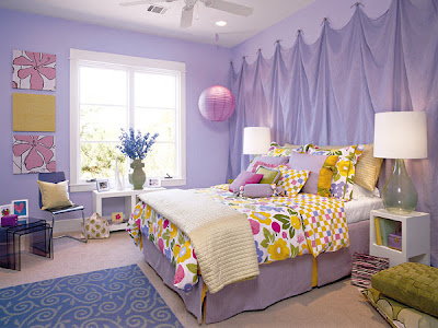 Kasumi locuinta Purple - girls bedroom - southern living